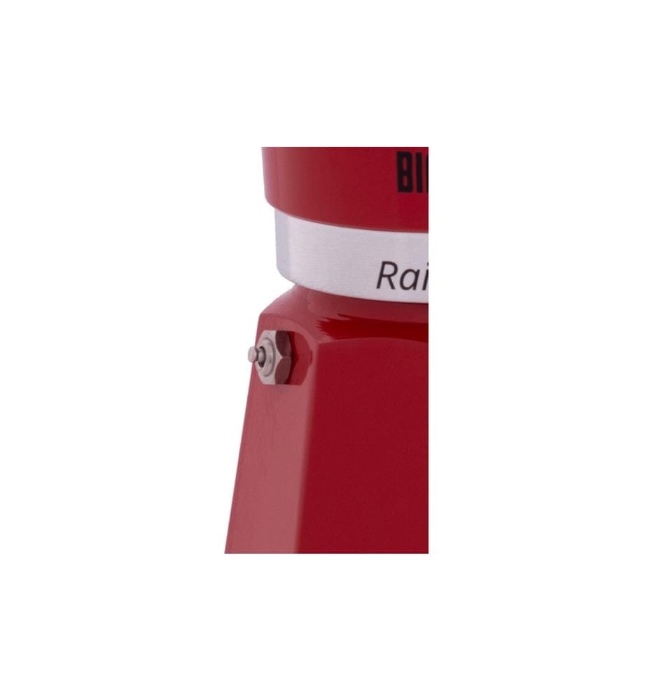 BIALETTI - Espressokocher Rainbow 3 Tassen, Rot