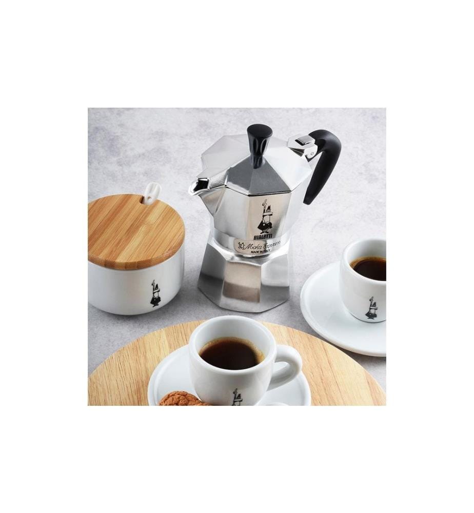 BIALETTI - Cafetière italienne Moka Express 1 tasses, Noir