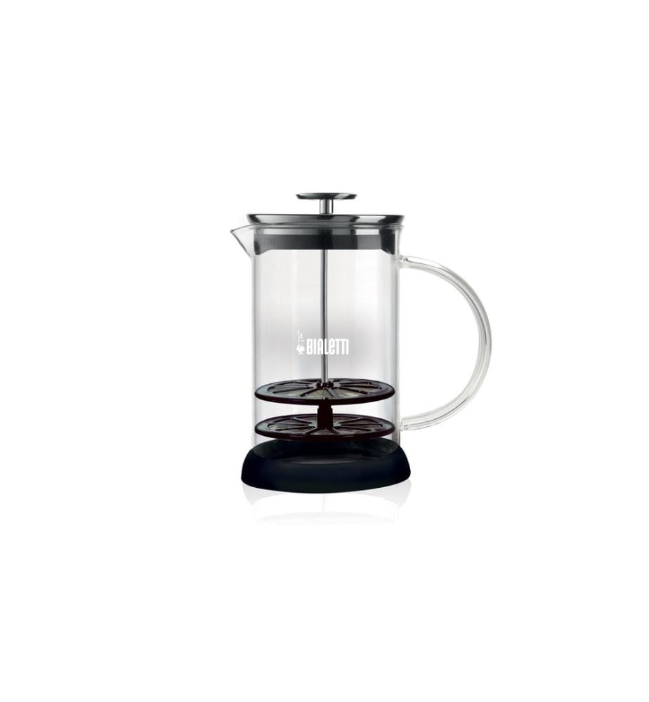 BIALETTI - Milchschäumer Schwarz/Transparent