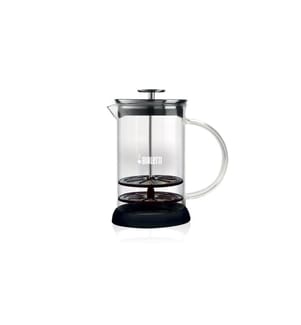 BIALETTI - Milchschäumer Schwarz/Transparent