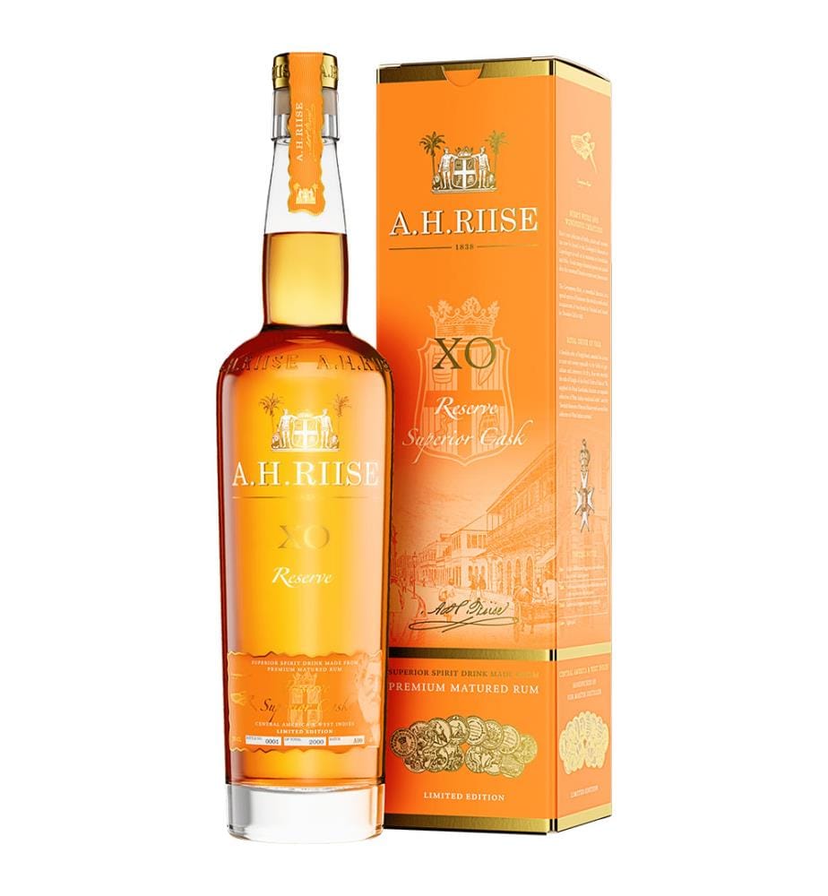 A.H. Riise XO Reserve Superior Cask Rum + GB - 70 cl