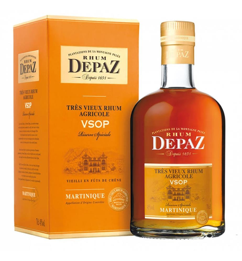Rhum Depaz VSOP 7 ans + GB - 70 cl