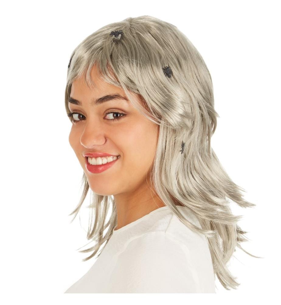 Perruque style grand-mère araignée