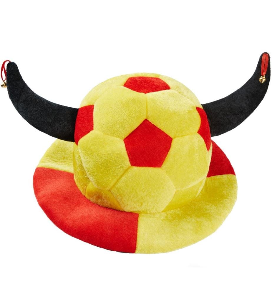 Fussball Fan Hut Espania mit Hörner