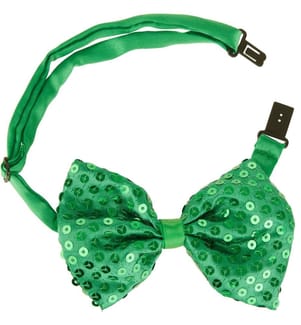 Noeud de papillon à paillette pour la Saint-Patrick