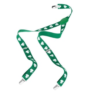 Bretelles avec trèfles pour la Saint-Patrick