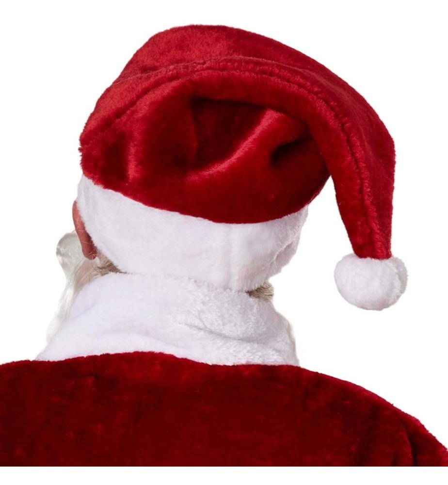 Bonnet de Noël rouge foncé