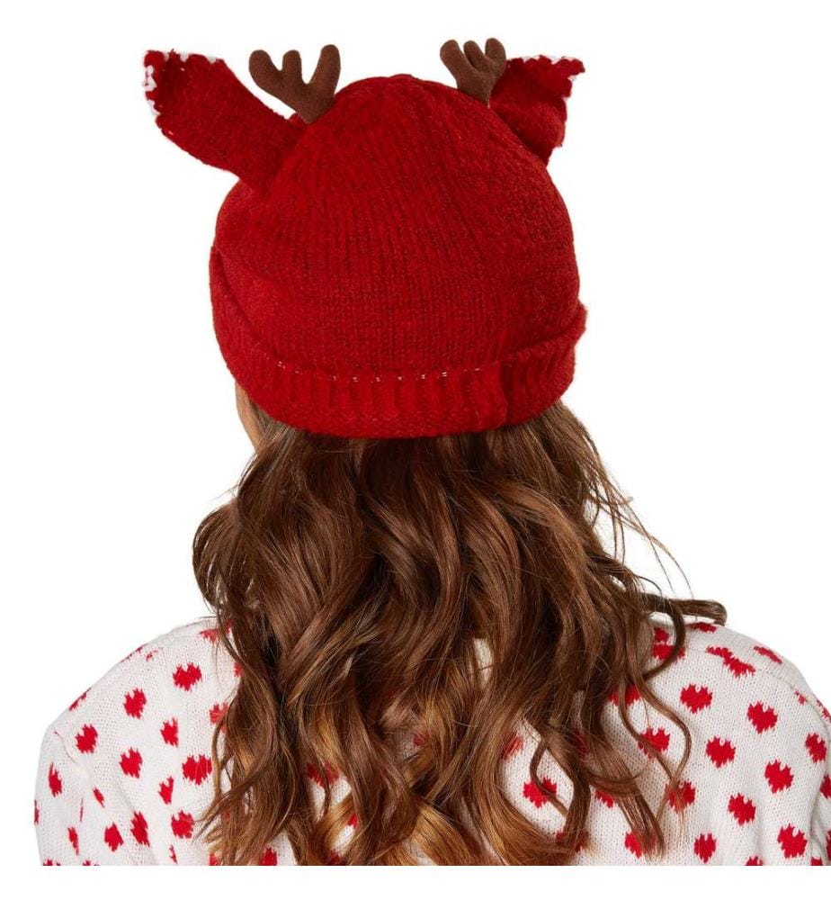 Bonnet de renne rouge