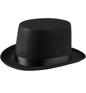 Zylinder klassisch schwarz