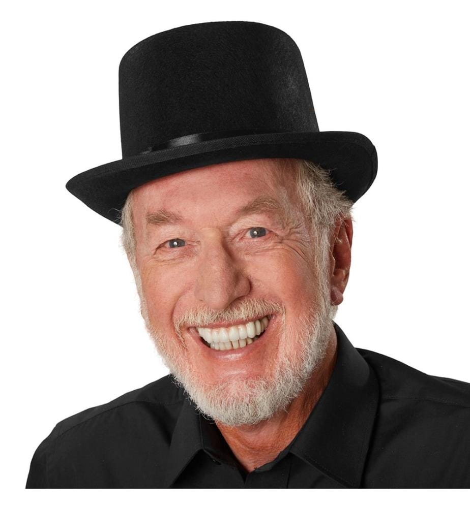 Chapeau haut-de-forme noir classique