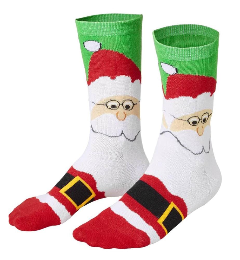 Chaussettes de Noël avec motif de Père Noël