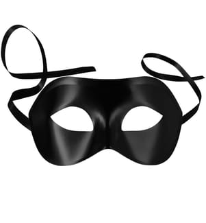 Venezianische Maske einfarbig