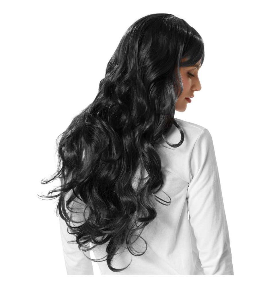 Perruque cheveux longs bouclés