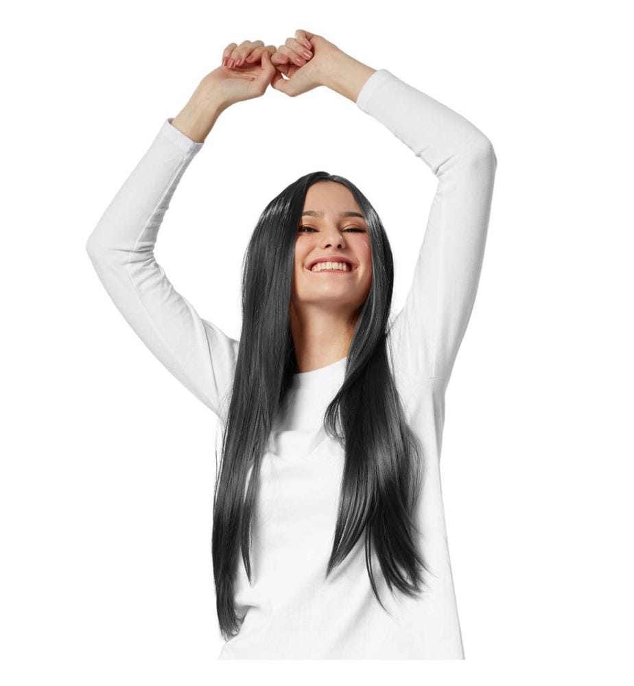 Perruque cheveux longs lisses