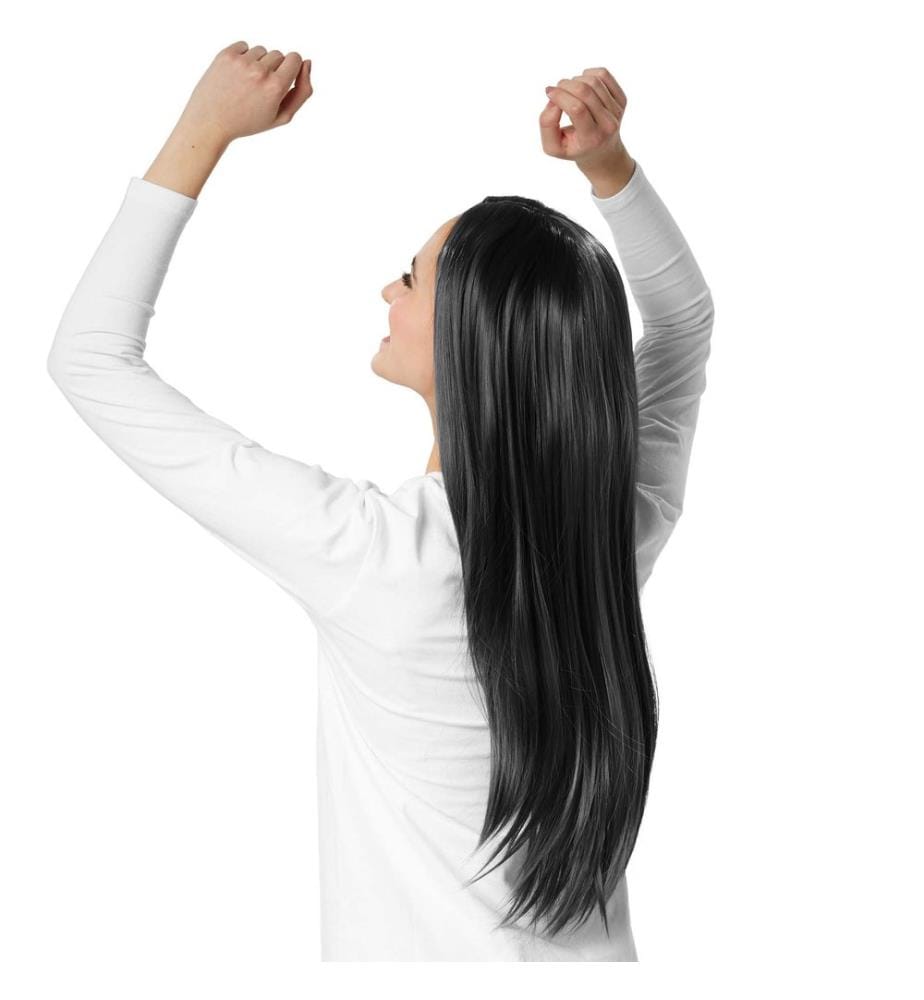 Perruque cheveux longs lisses