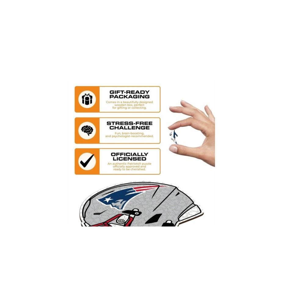Iconic Puzzle Holz-Puzzle NFL – New England Patriots S, 150 Teile