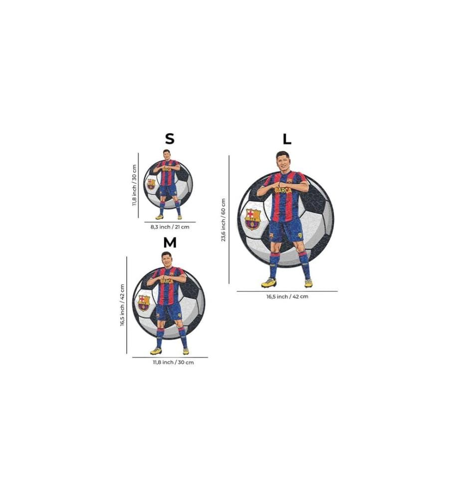 Iconic Puzzle Puzzle FC Barcelona – Robert Lewandowski