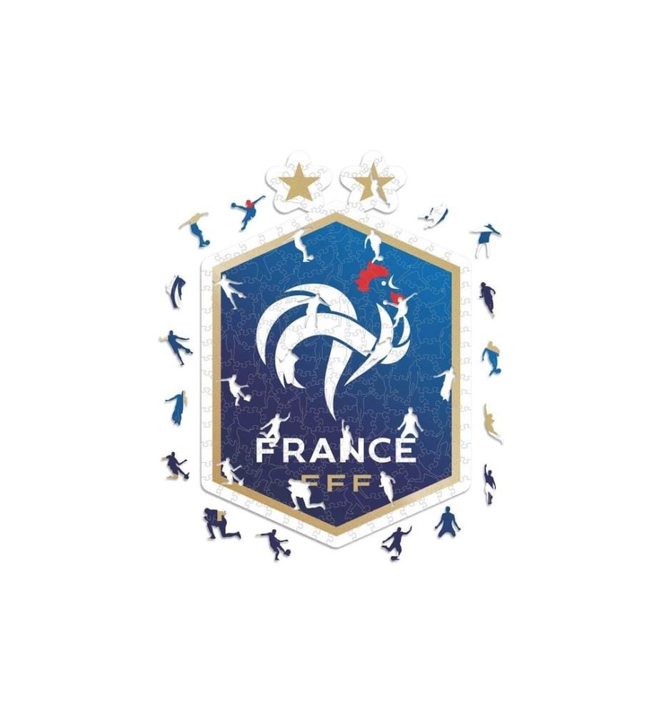 Iconic Puzzle FFF FR Fussball Nationalmannschaft – Logo