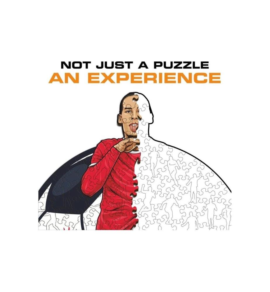 Iconic Puzzle en bois Virgil Van Dijk S, 150 pièces