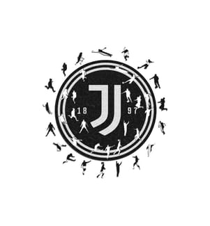Iconic Puzzle Holz-Puzzle FC Juventus – Logo