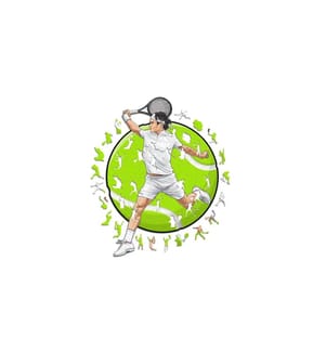 Iconic Puzzle Puzzle Roger Federer – Tennis