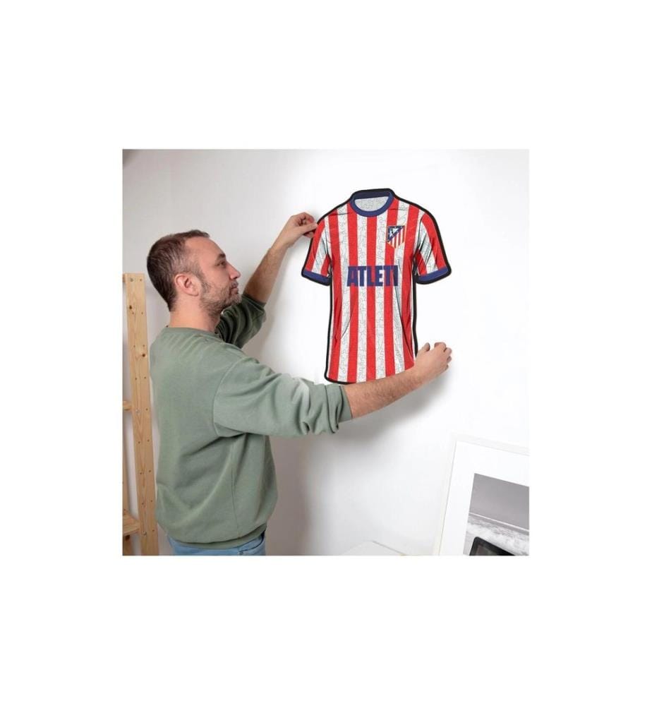 Iconic Puzzle Holz-Puzzle Atletico Madrid Trikot S, 150 Teile