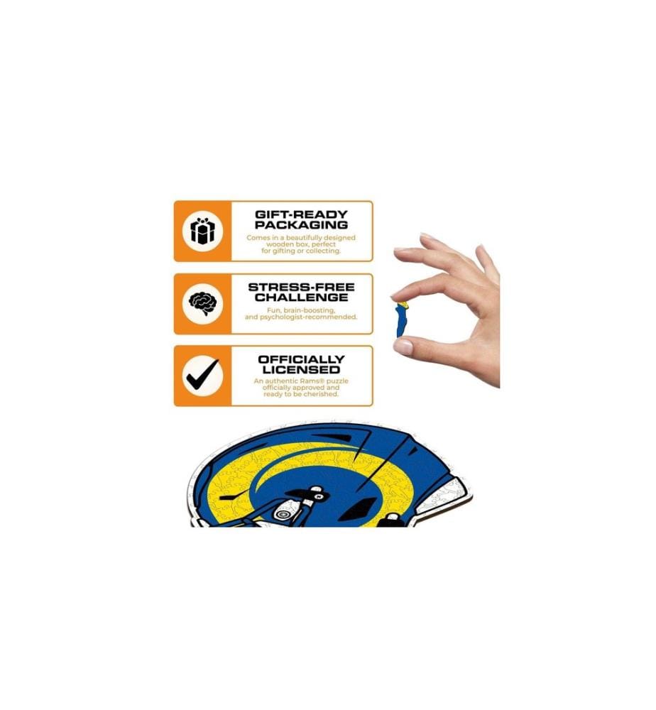 Iconic Puzzle Puzzle en bois NFL – Los Angeles Rams S, 150 pièces