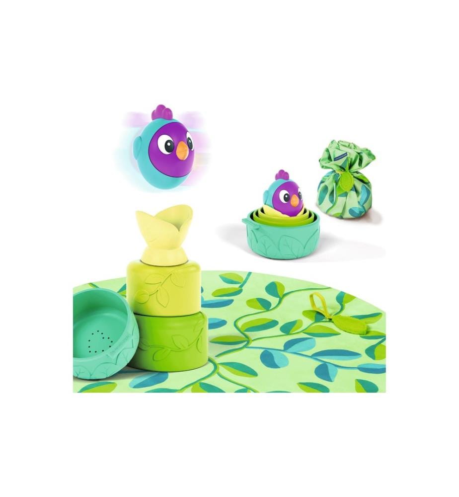 play+ Baby-Stapel-Puzzle Vogelnest