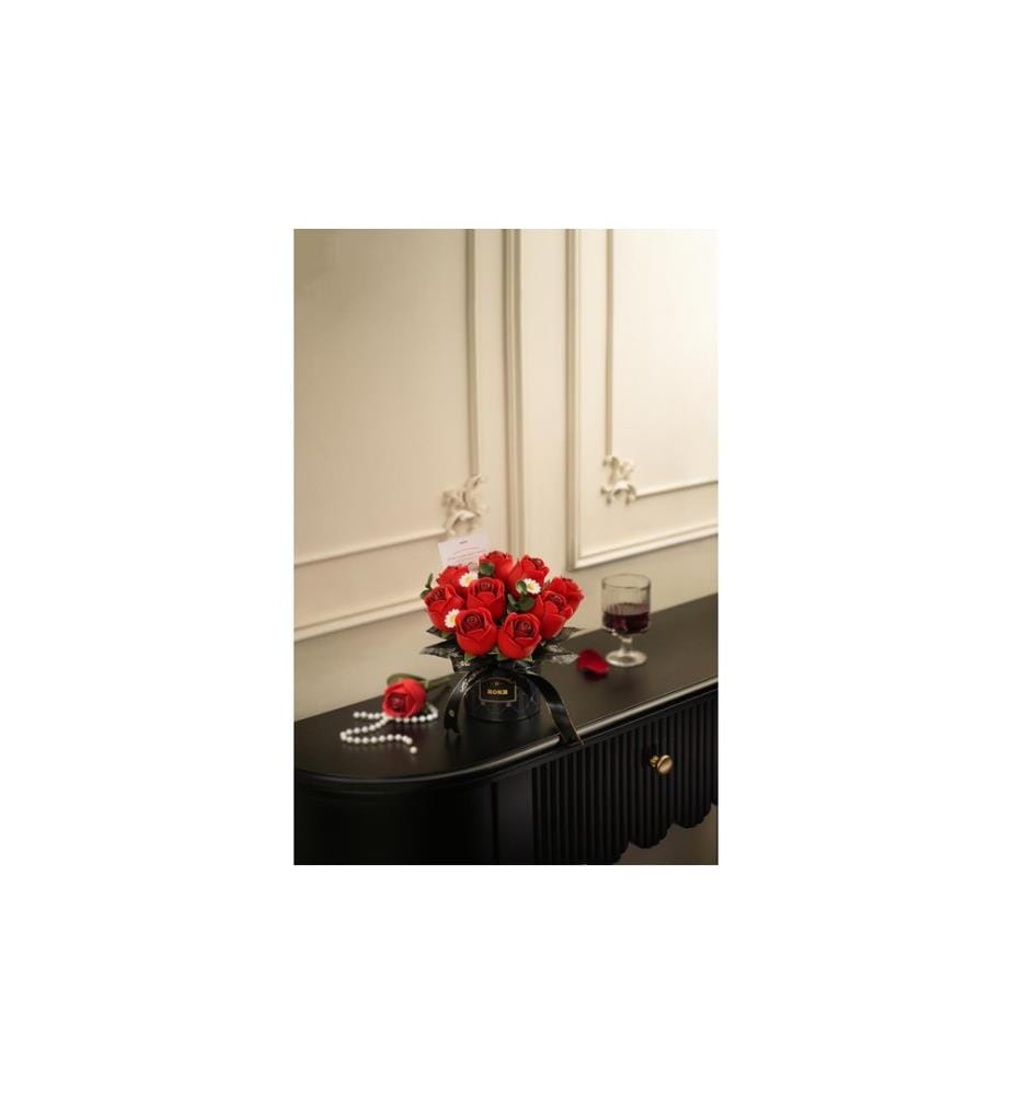 Rolife Bausatz Red Rose Bouquet 3D-Holzpuzzle