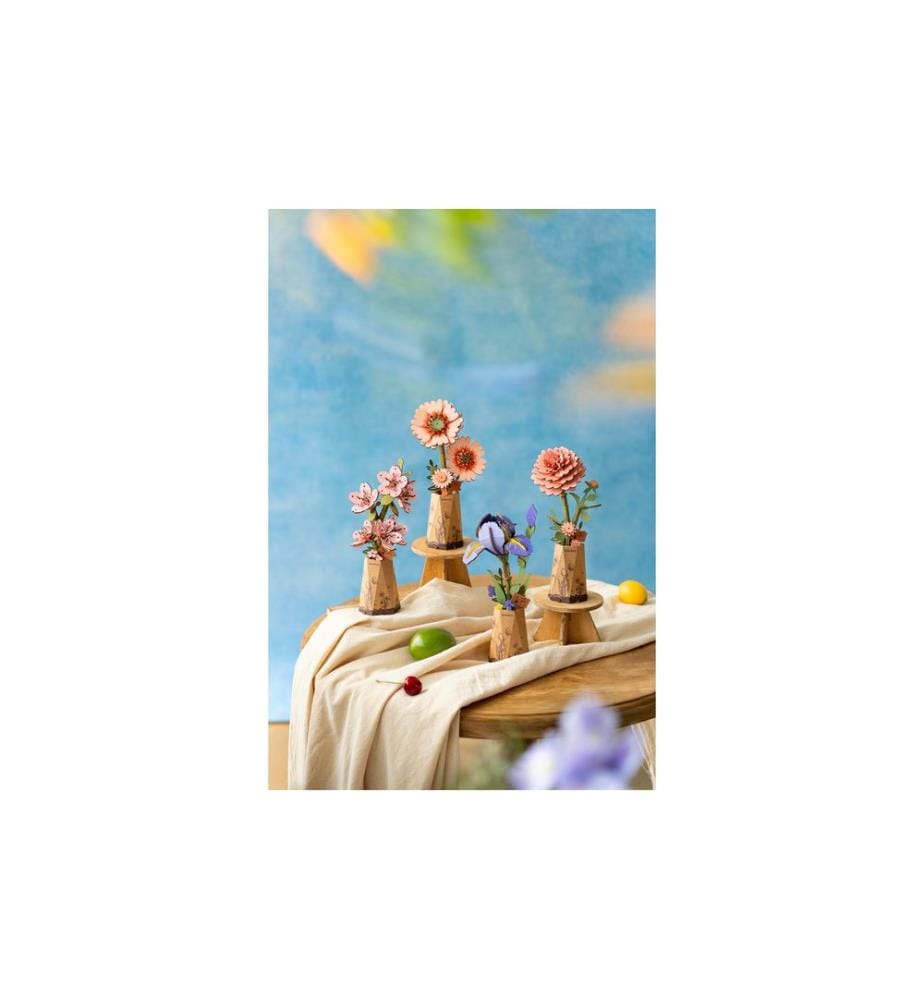 Rolife Bausatz Purple Iris 3D-Holzpuzzle lila Schwertlilie