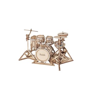 Rolife Bausatz Drum kit Schlagzeug 3D-Holzpuzzle 246 Teile