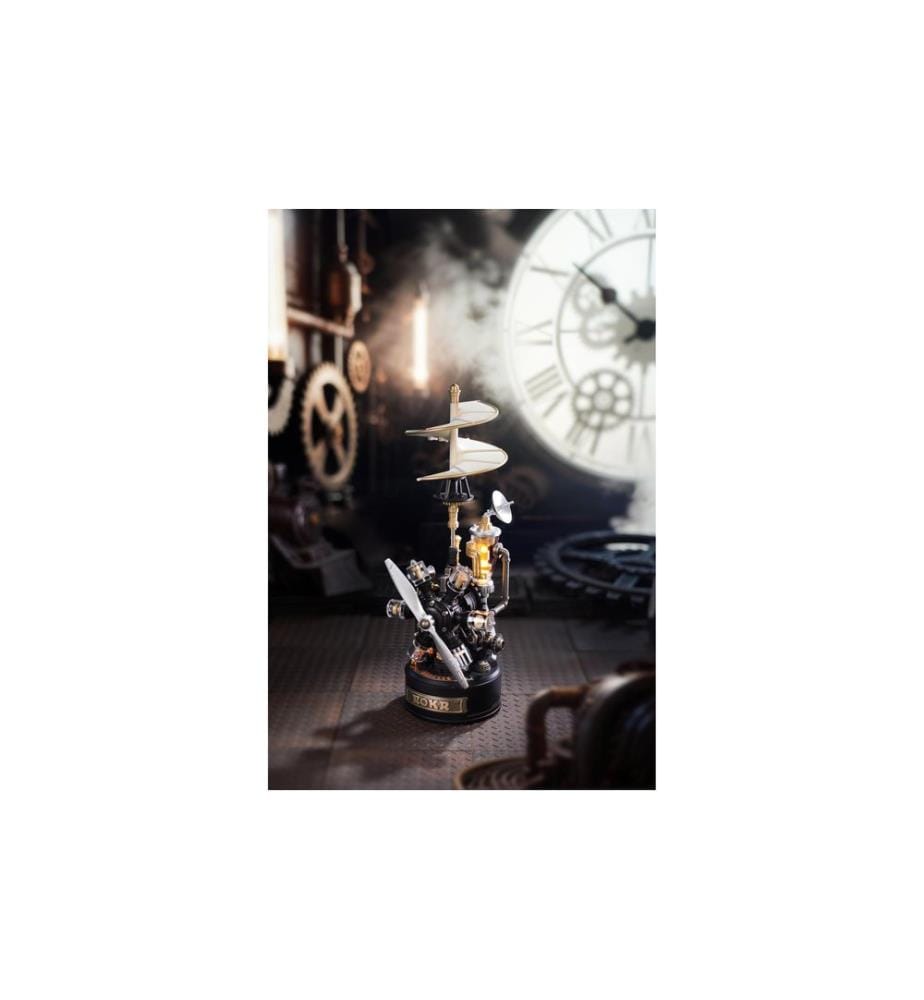 Rolife Bausatz Da Vinci Helicopter Mechanisches 3D-Puzzle