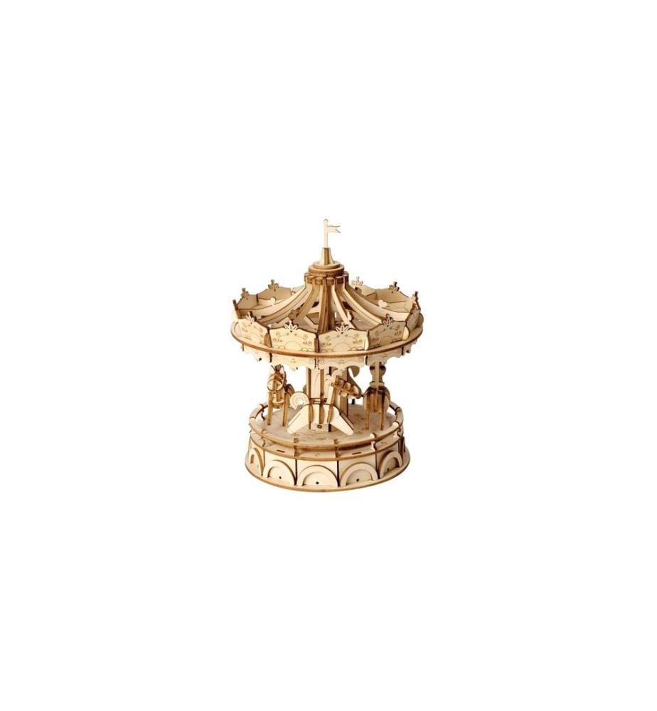 Rolife Bausatz Merry-Go-Round 3D Holzpuzzle Karussell 174 Teile