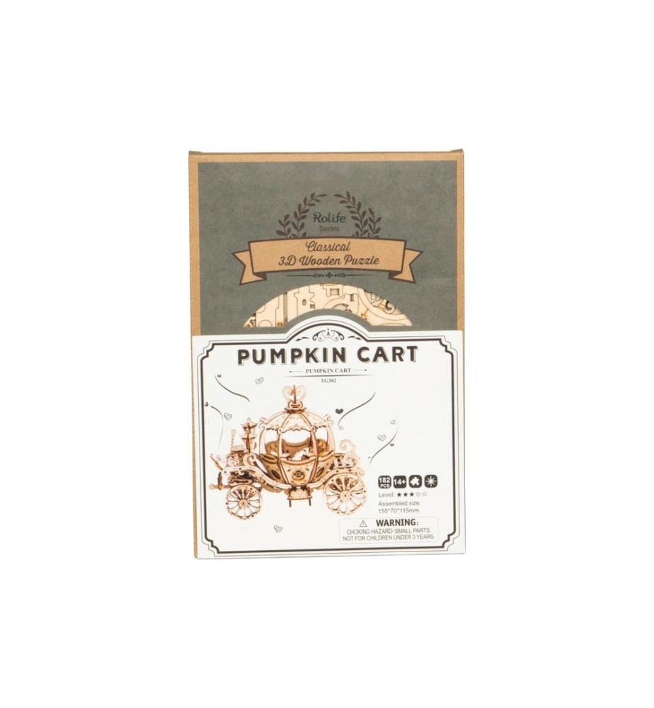 Rolife Bausatz Pumpkin Cart 3D-Puzzle 182 Teile