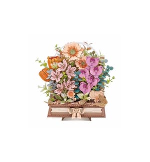 Rolife Bausatz Wooden Blooming Book 3D-Holzpuzzle Diorama 522 Teile