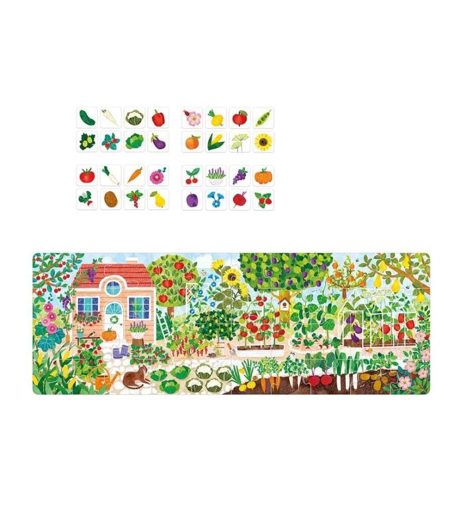 Puzzle Banana Panda + Jardin Puzzle carton 40 pièces