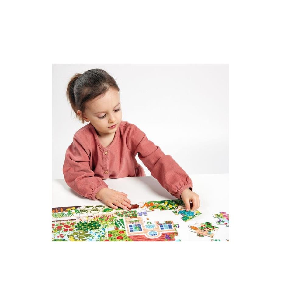 Puzzle Banana Panda + Jardin Puzzle carton 40 pièces