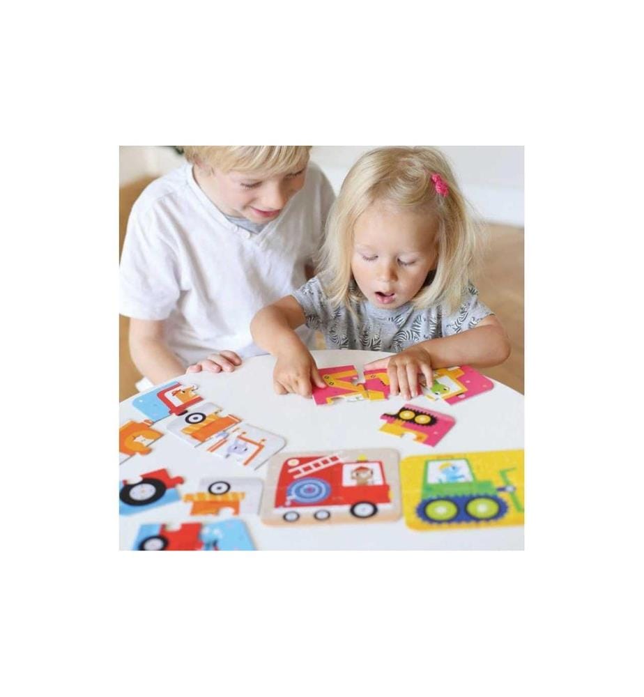 Banana Panda Puzzle On-the-Go Fahrzeuge Pappe 20 Teile