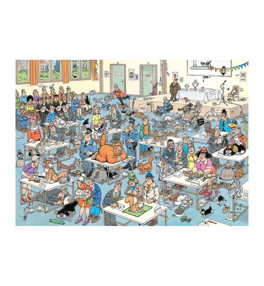 Jumbo Puzzle Die Katzenshow
