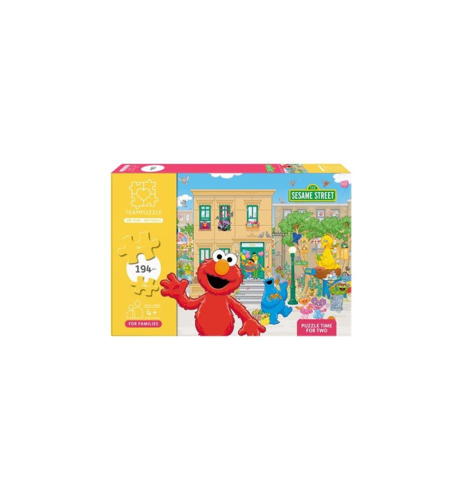 Teampuzzle Puzzle Sesamstrasse 194 Teile 48 x 33 cm ab 4 Jahren