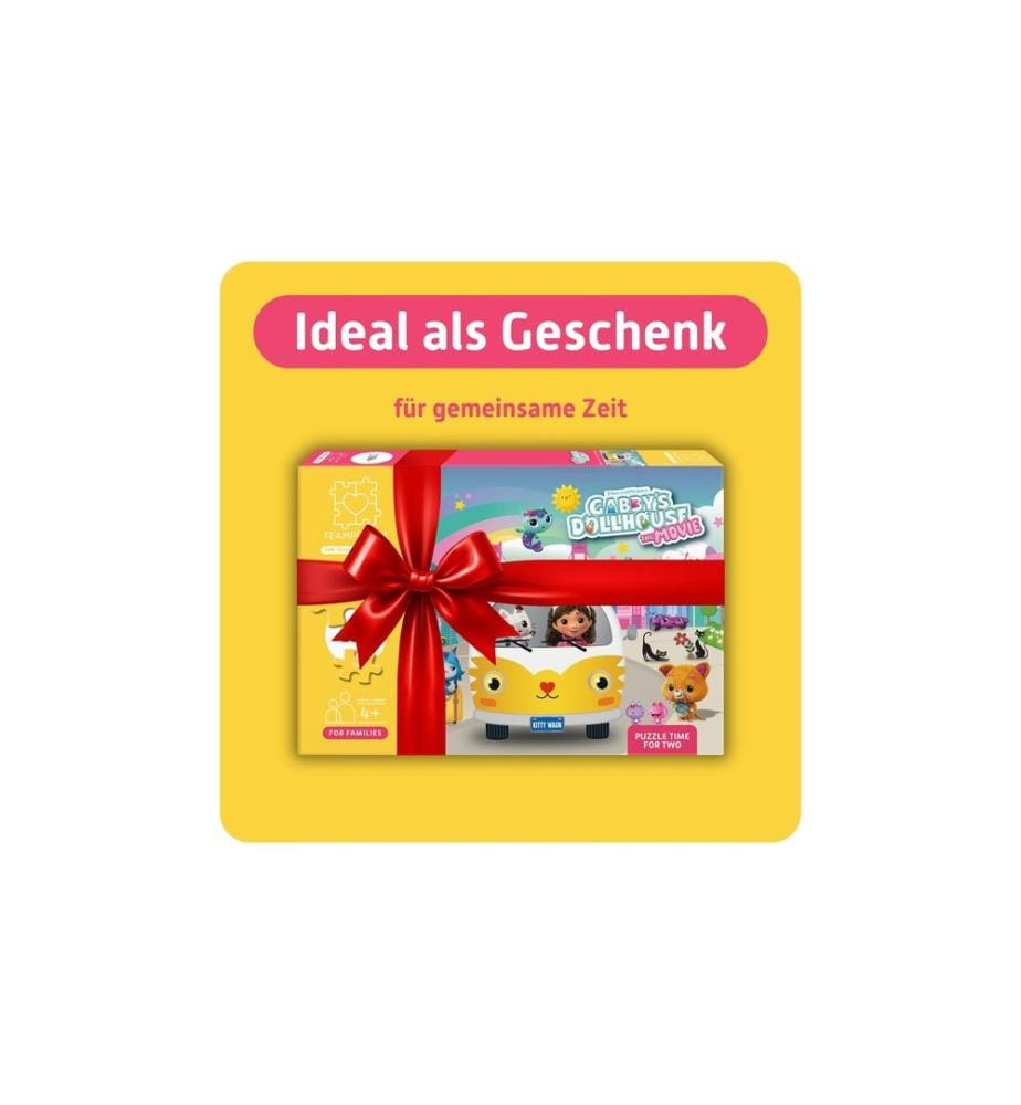 Teampuzzle Puzzle Gabby's Dollhouse: Der Film Karton, 196 Teile