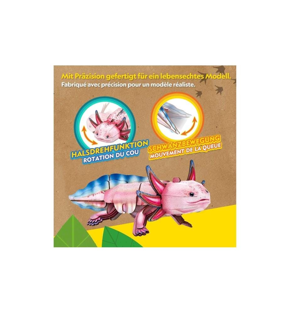CubicFun Puzzle Axolotl 3D, 50 pièces