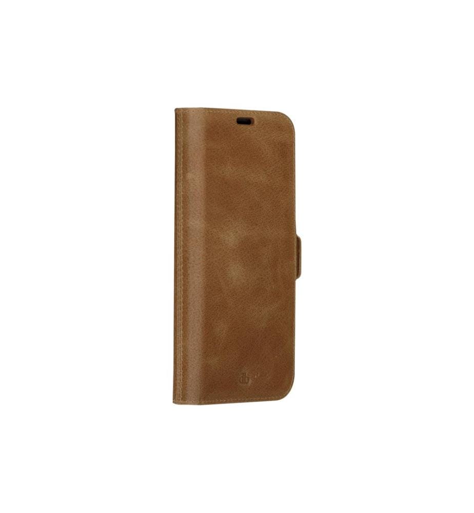 DBRAMANTE1928 - Book Cover Copenhagen Slim iPhone 14 Pro Max Marron