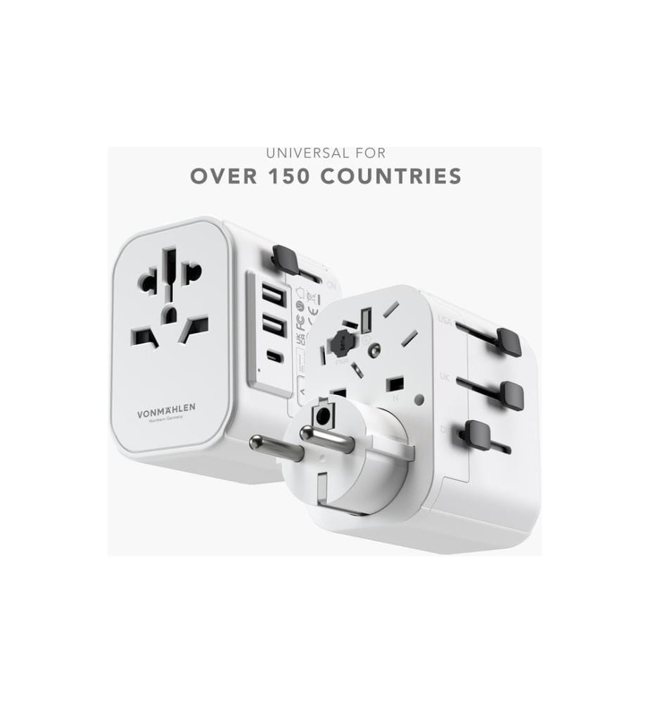 Vonmählen - Adaptateur de voyage international Unity One Blanc