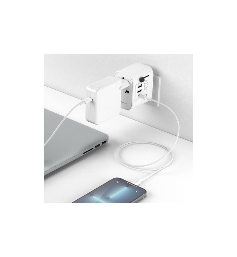 Vonmählen - Adaptateur de voyage international Unity One Blanc