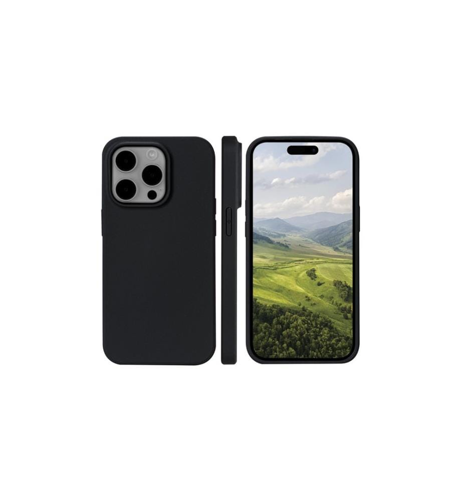 DBRAMANTE1928 - Coque arrière Greenland iPhone 15 Pro Night Black
