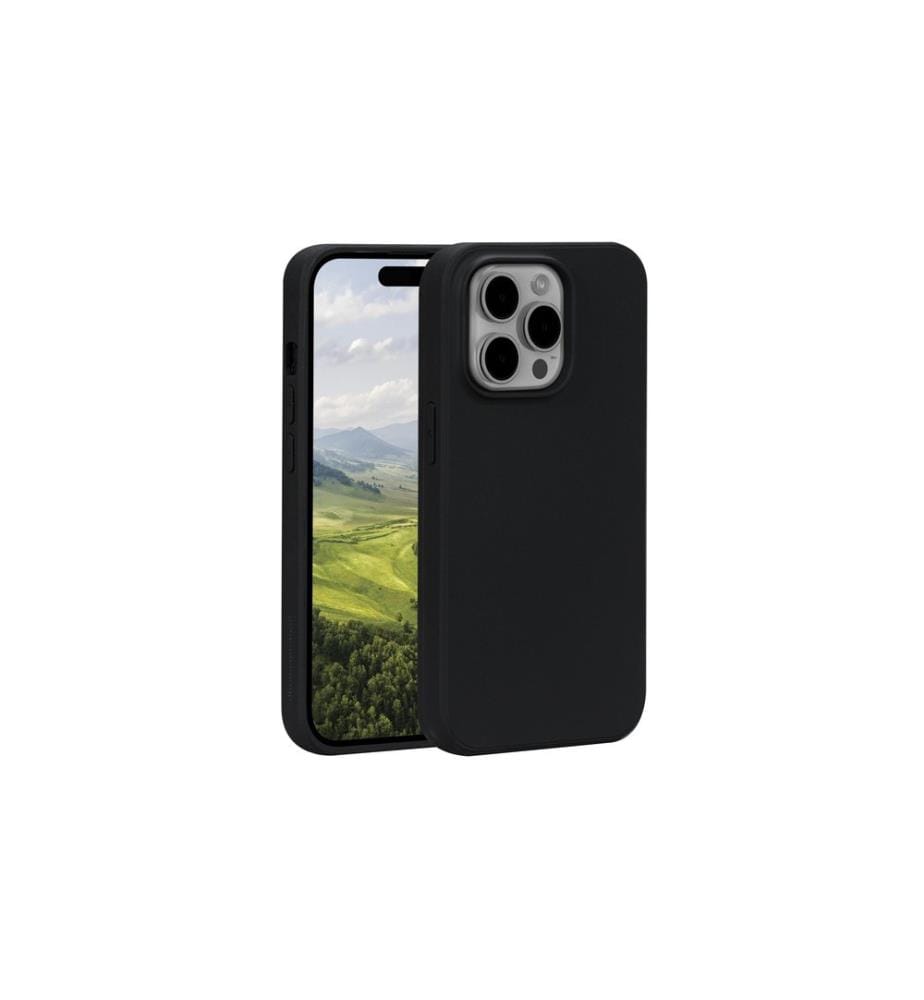 DBRAMANTE1928 - Coque arrière Greenland iPhone 15 Pro Max Night Black