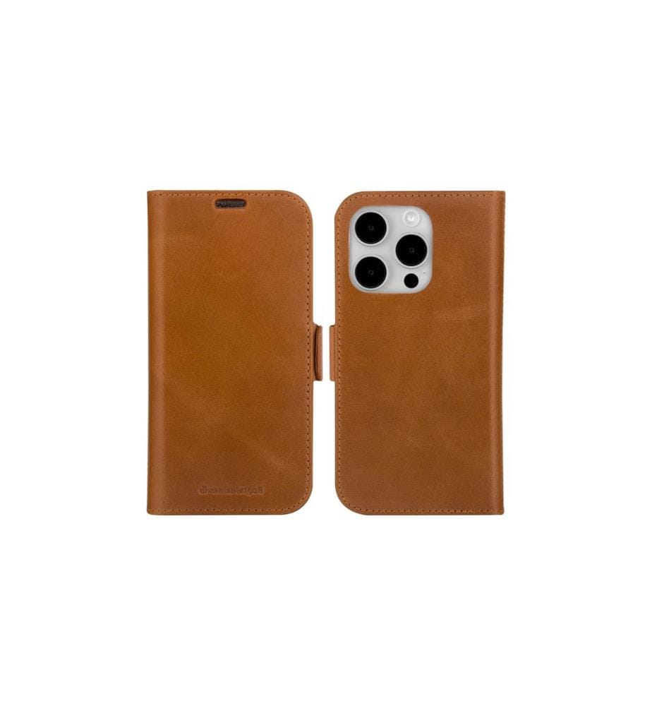 DBRAMANTE1928 - Book Cover Lynge iPhone 15 Pro Braun