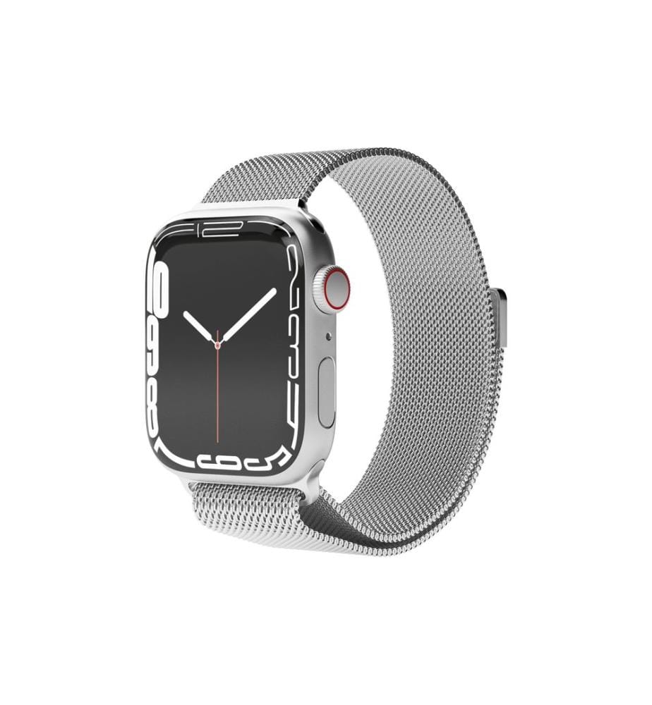 Vonmählen - Armband Milanese Loop Apple Watch 42/44/45/49 mm Silver