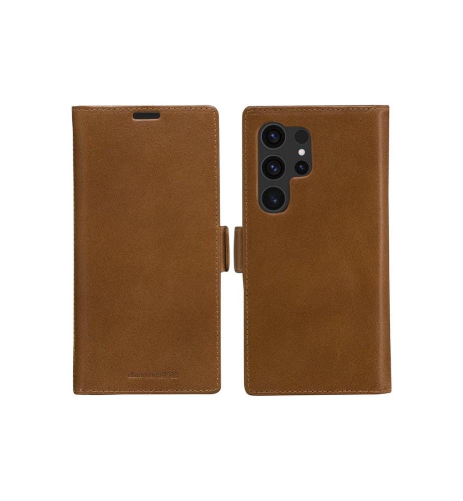 DBRAMANTE1928 - Book Cover Lynge Galaxy S24 Ultra Tan